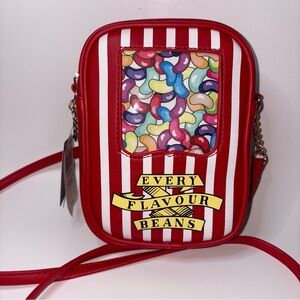 Bioworld Harry Potter Crossbody Bag Every Flavor Beans Jelly Beans Red White NWT